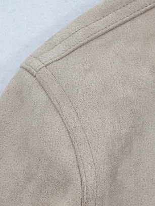 stretch suede-look jacket supplier