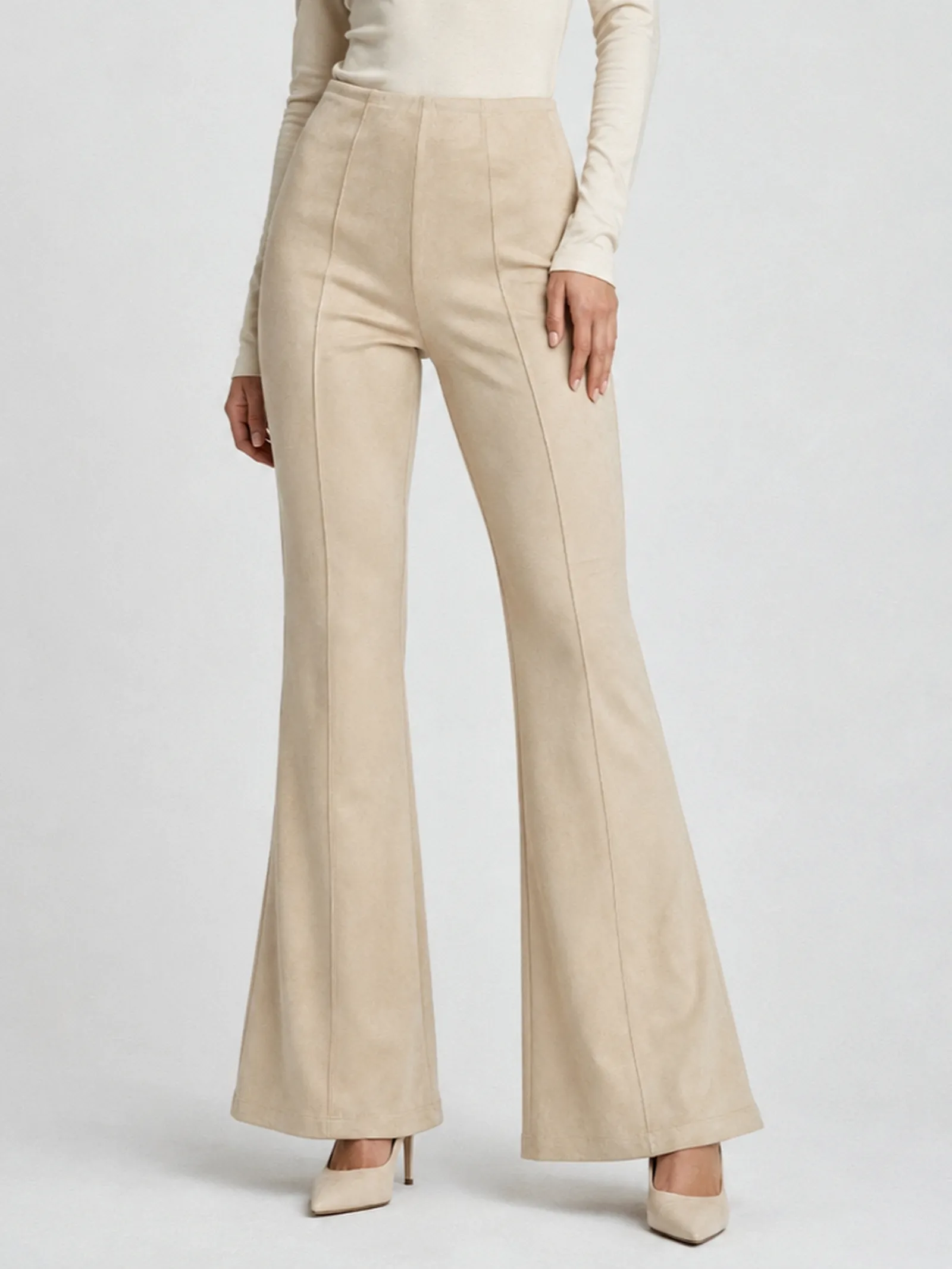 high-rise flare pants factory