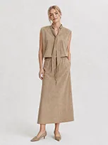 women's contemporary Sleeveless blouse topfactory