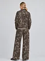 Floral Denim Utility Jacket