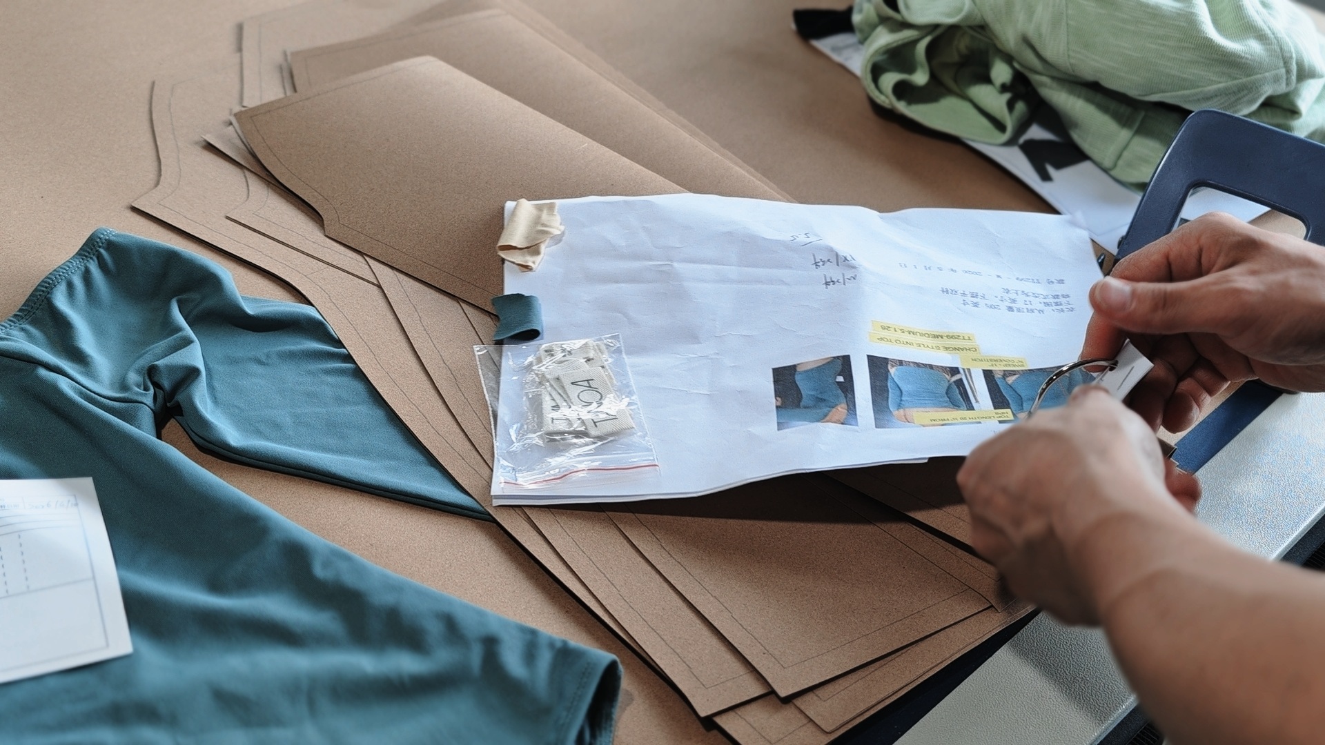 apparel tech pack and fabric sourcing for custom garment production
