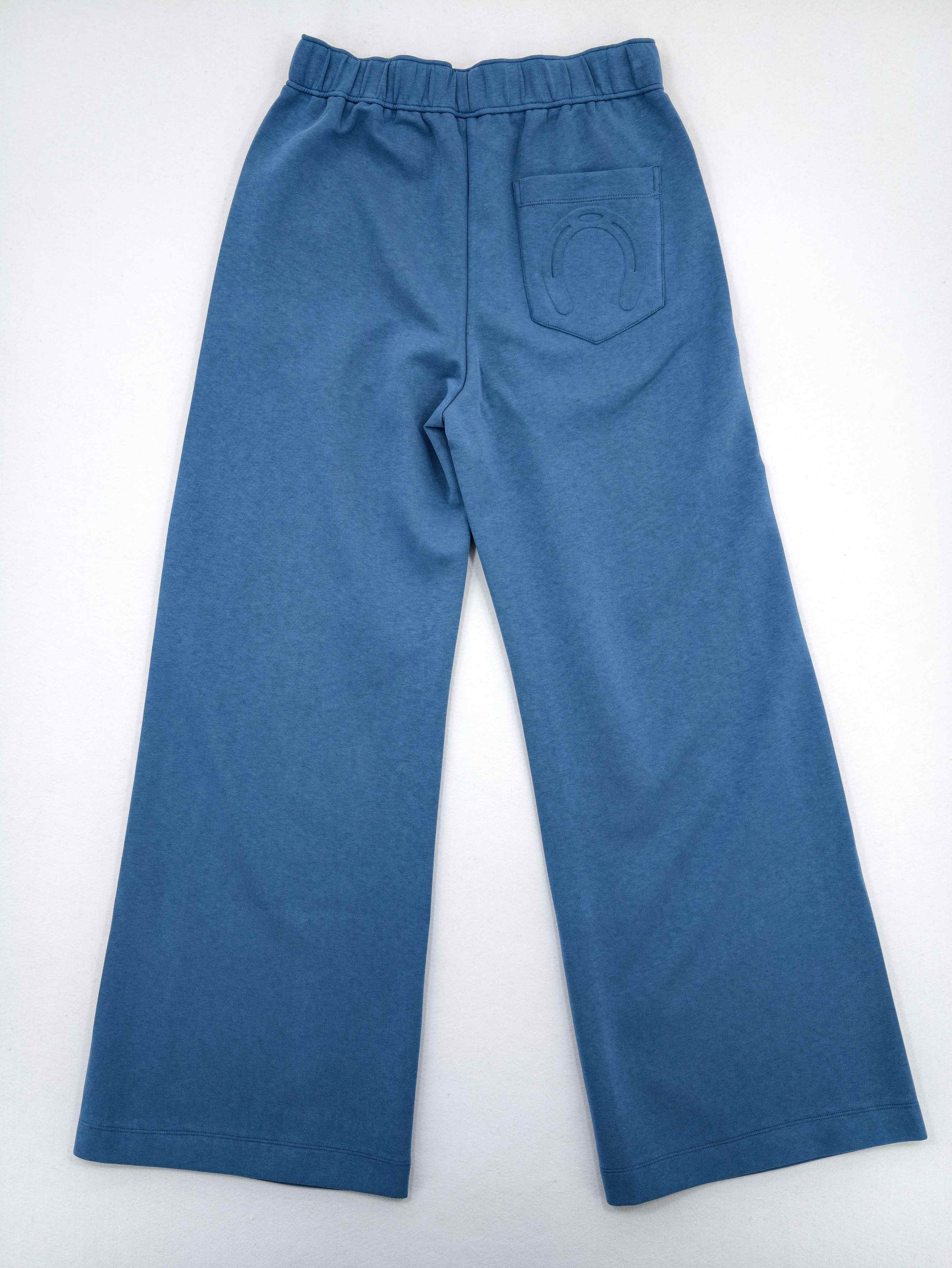 Back view with embossed pocket detail custom lounge pants