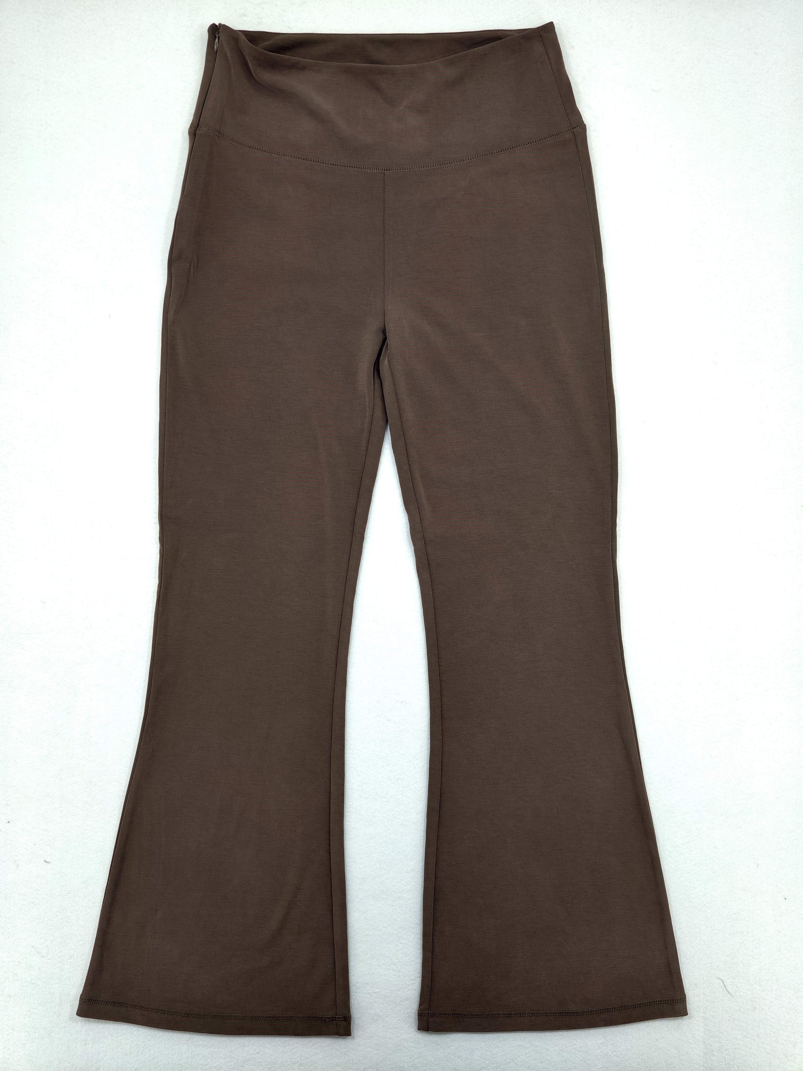 Sand-washed Modal flare pants for private label collections