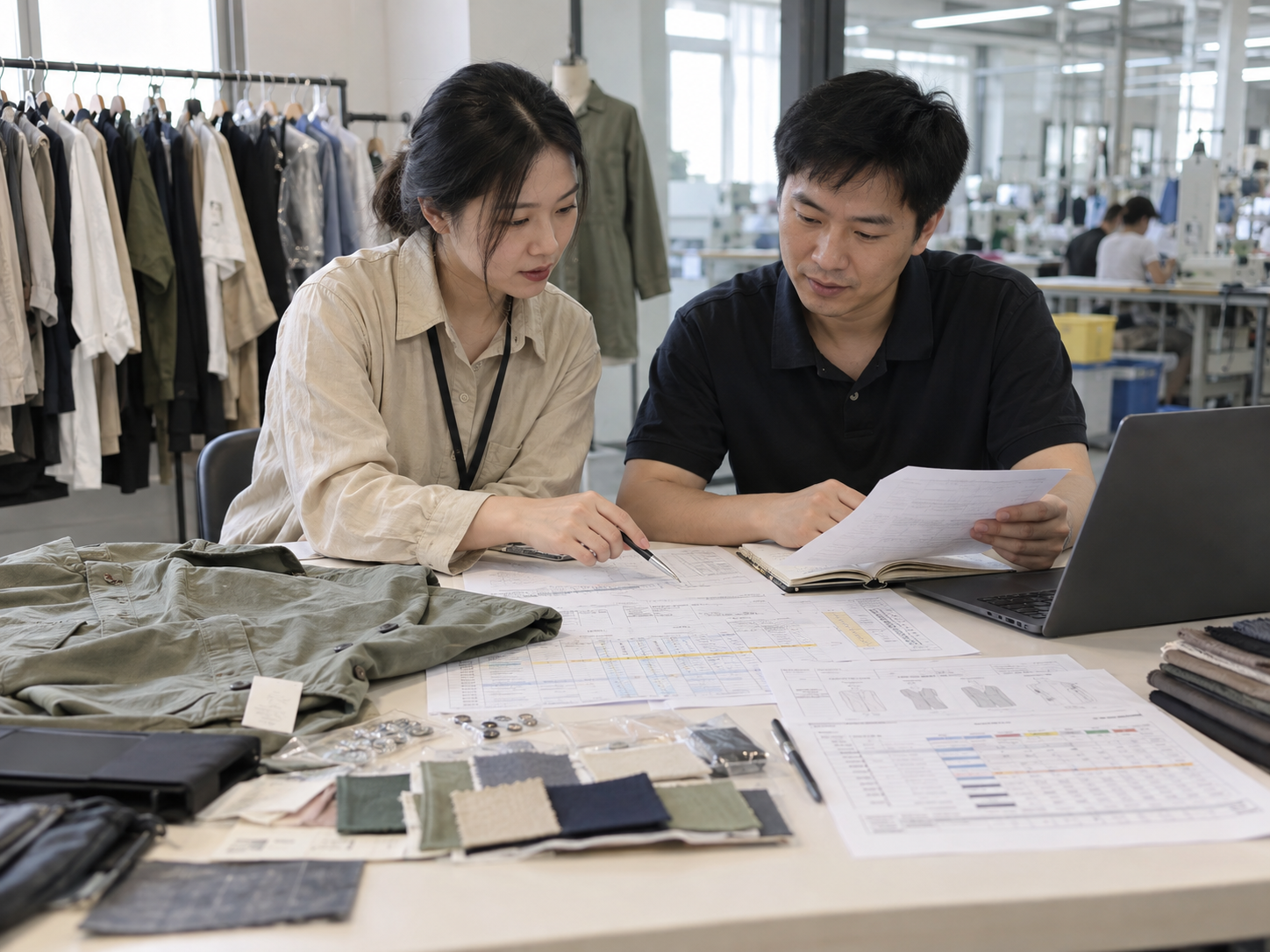 garment production planning checklist used to reduce manufacturing delays