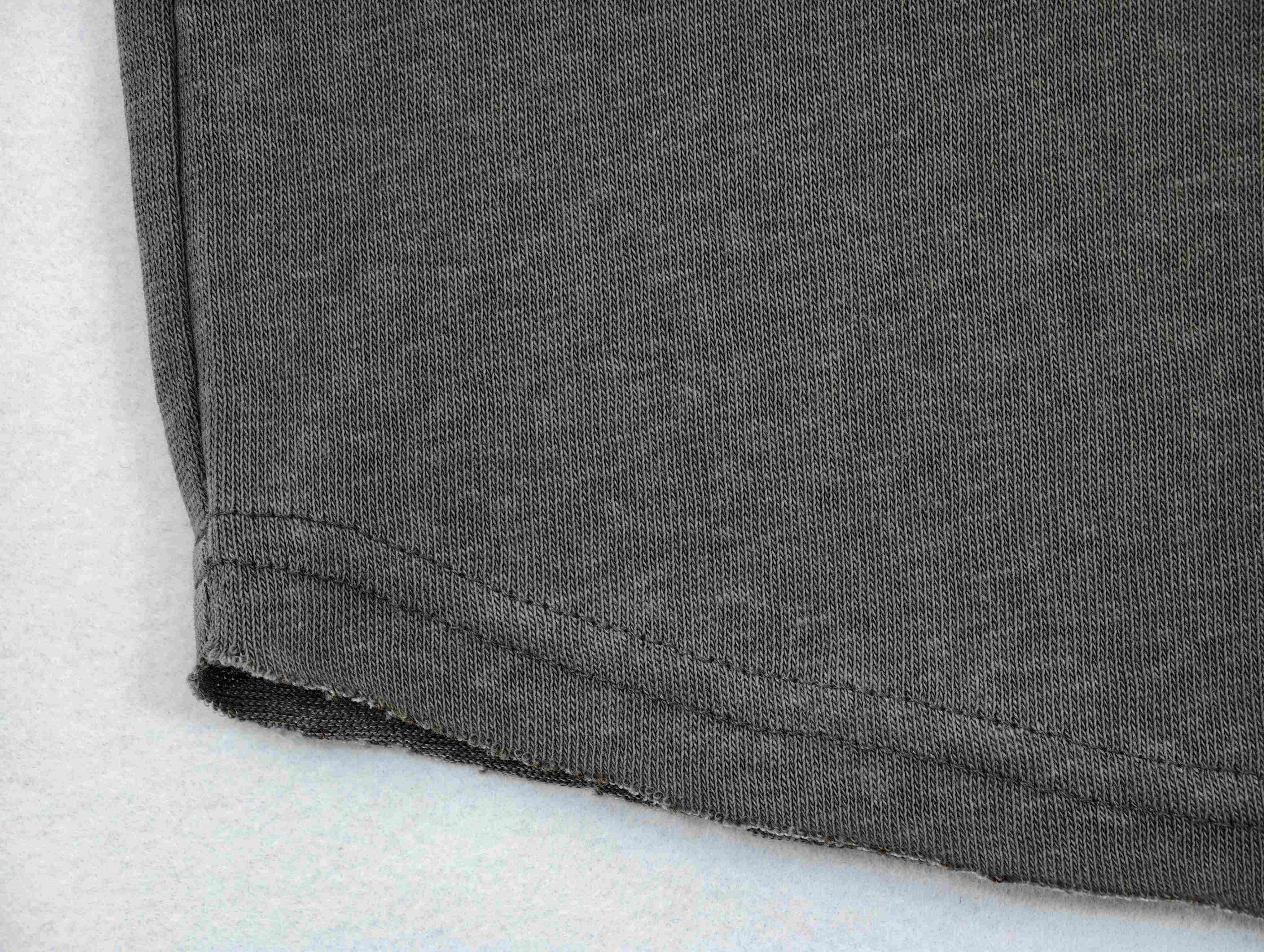 Linen-blend slub texture and controlled raw hem