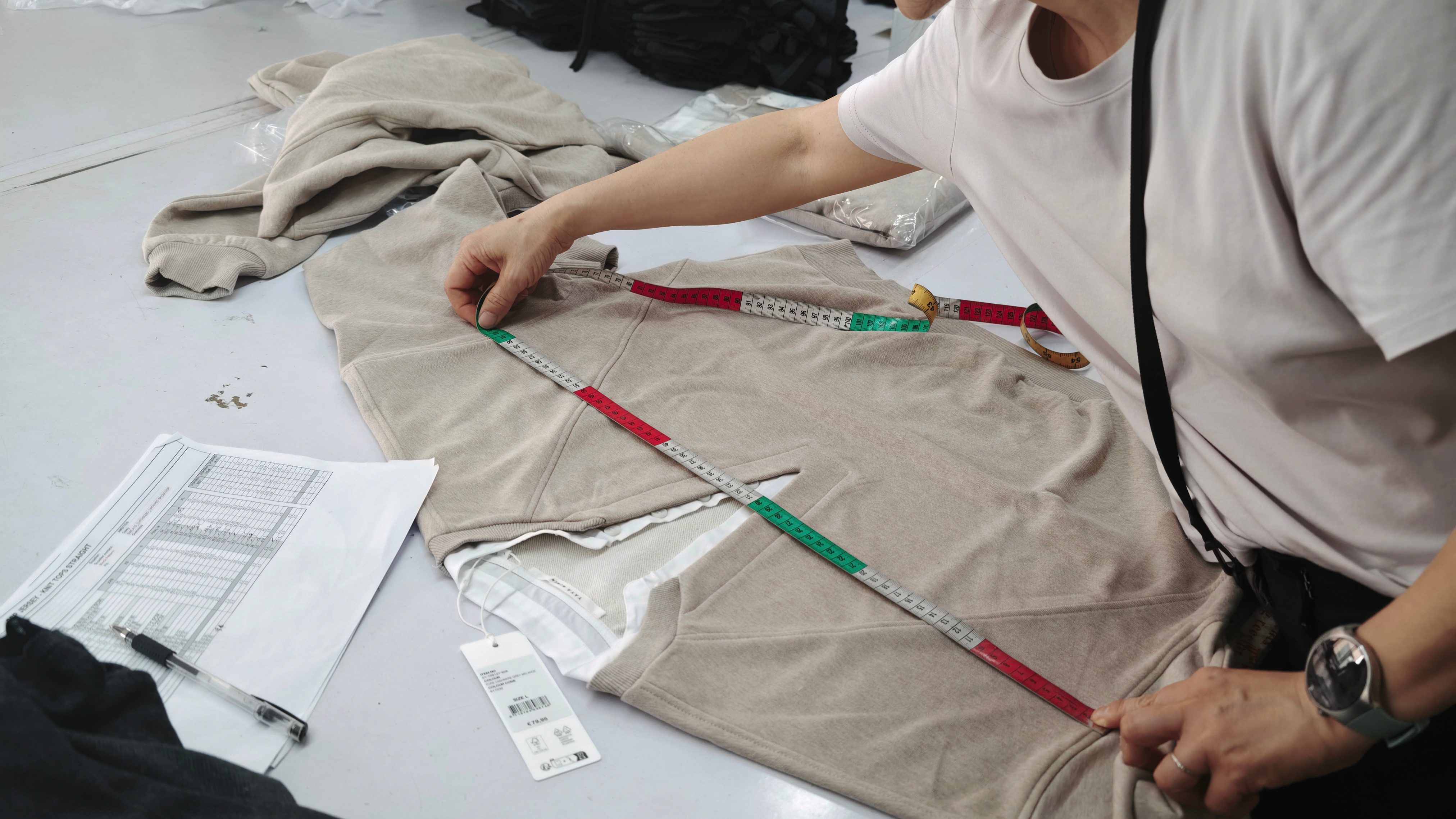 apparel quality control inspection before shipment