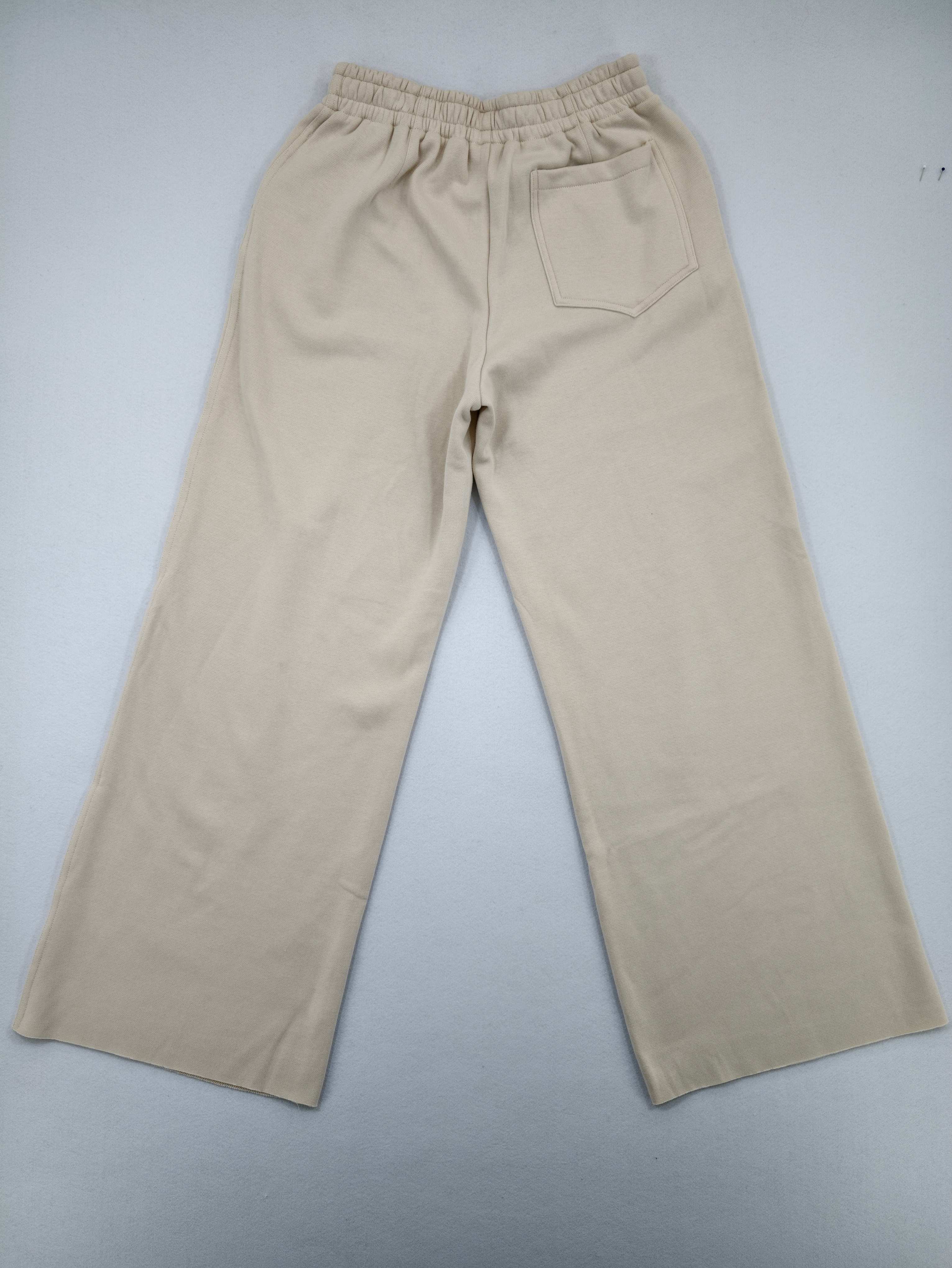 Back view with elastic waistband and patch pocket