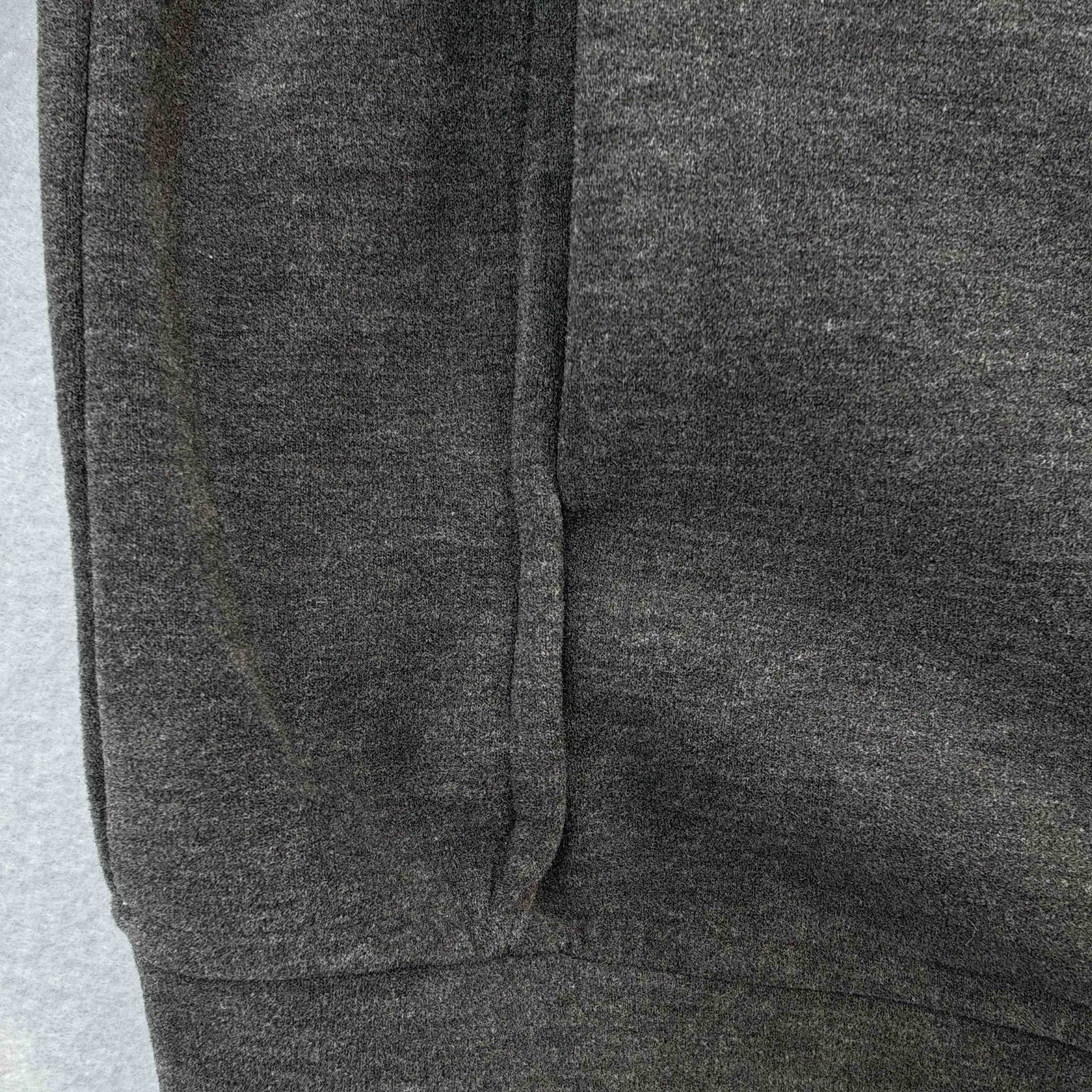 430 GSM thermal fleece seam construction close-up