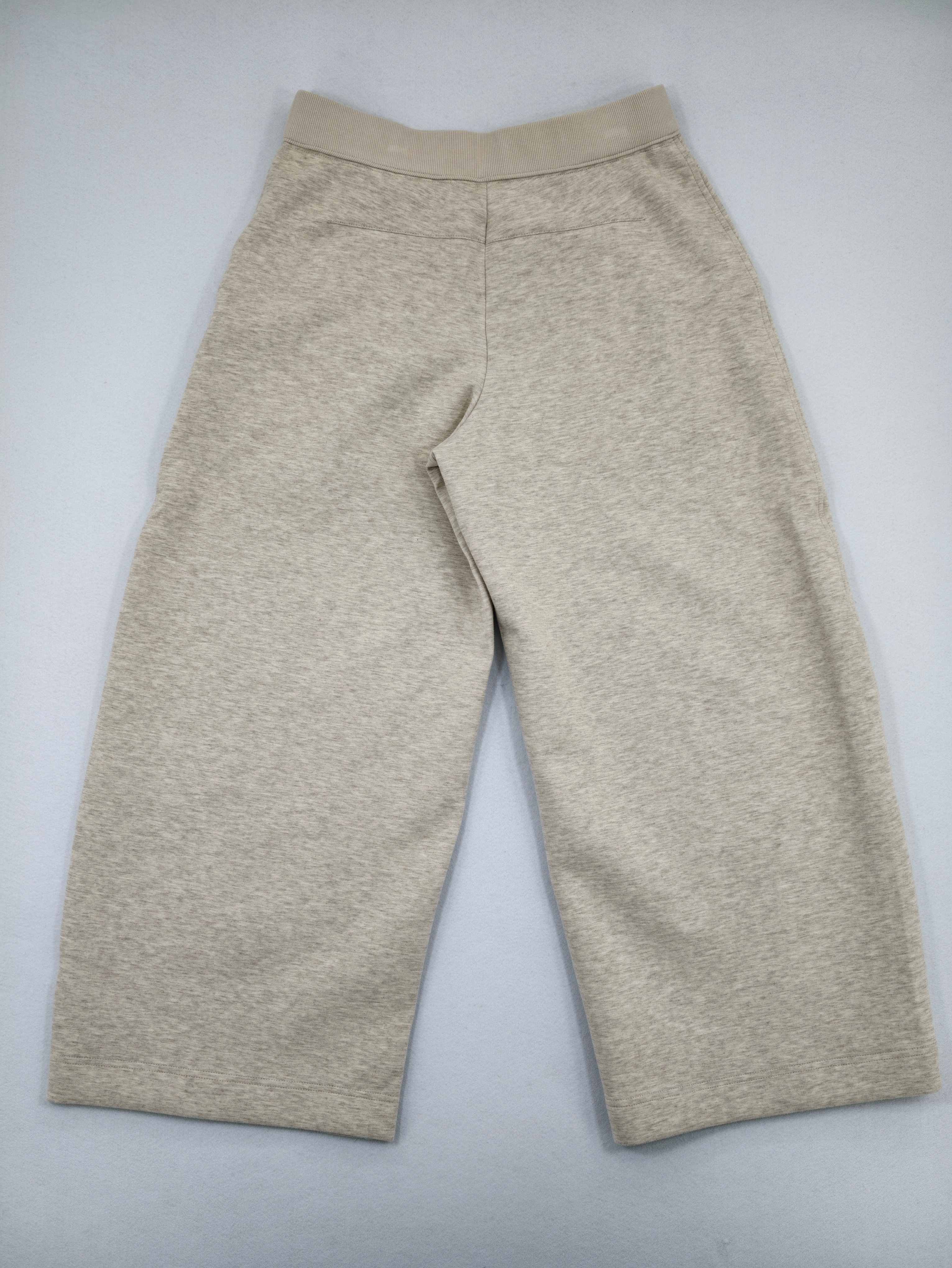 Back view of ODM pull-on wide-leg trousers