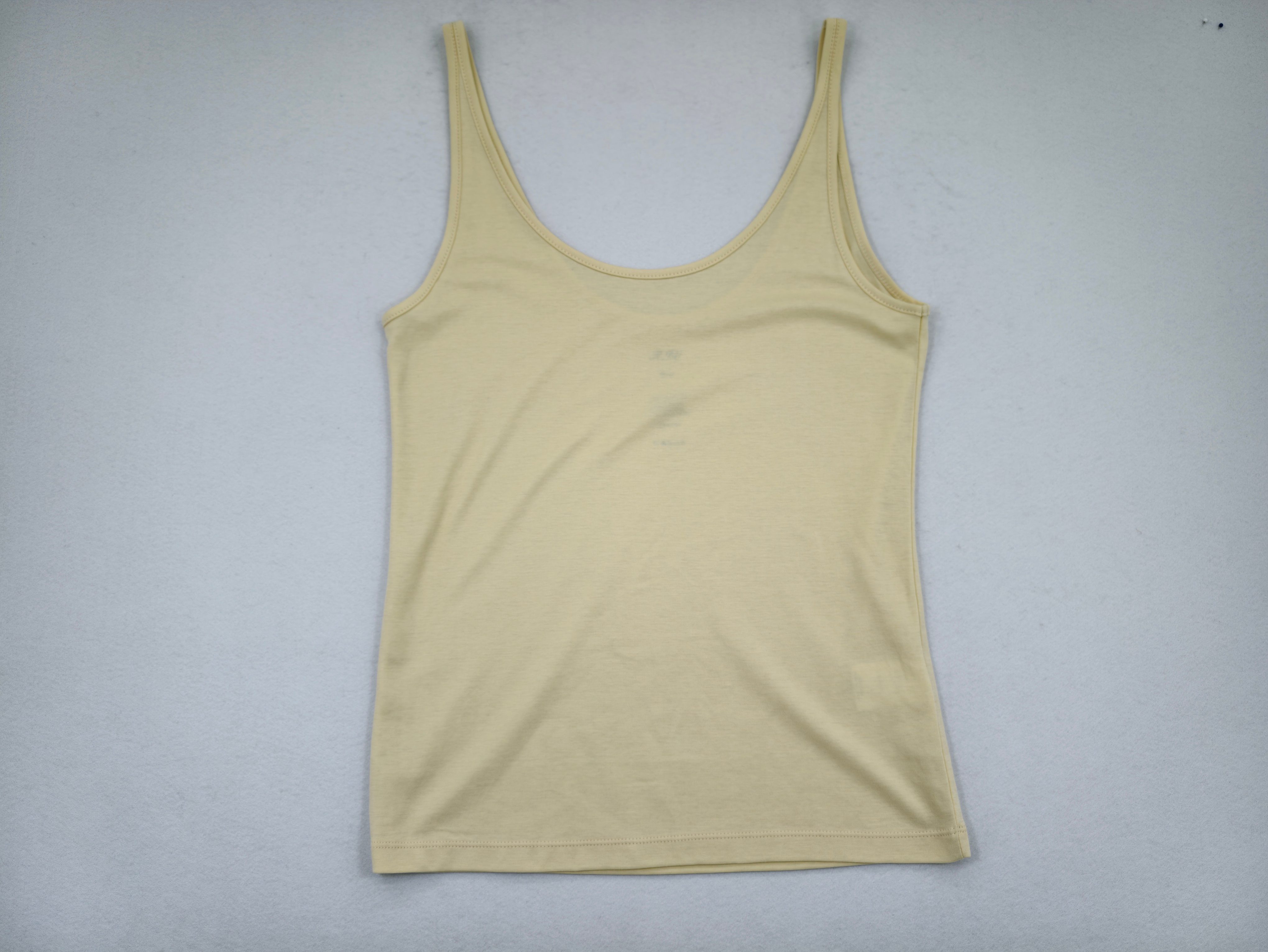 Back view showing wide straps and straight everyday fit