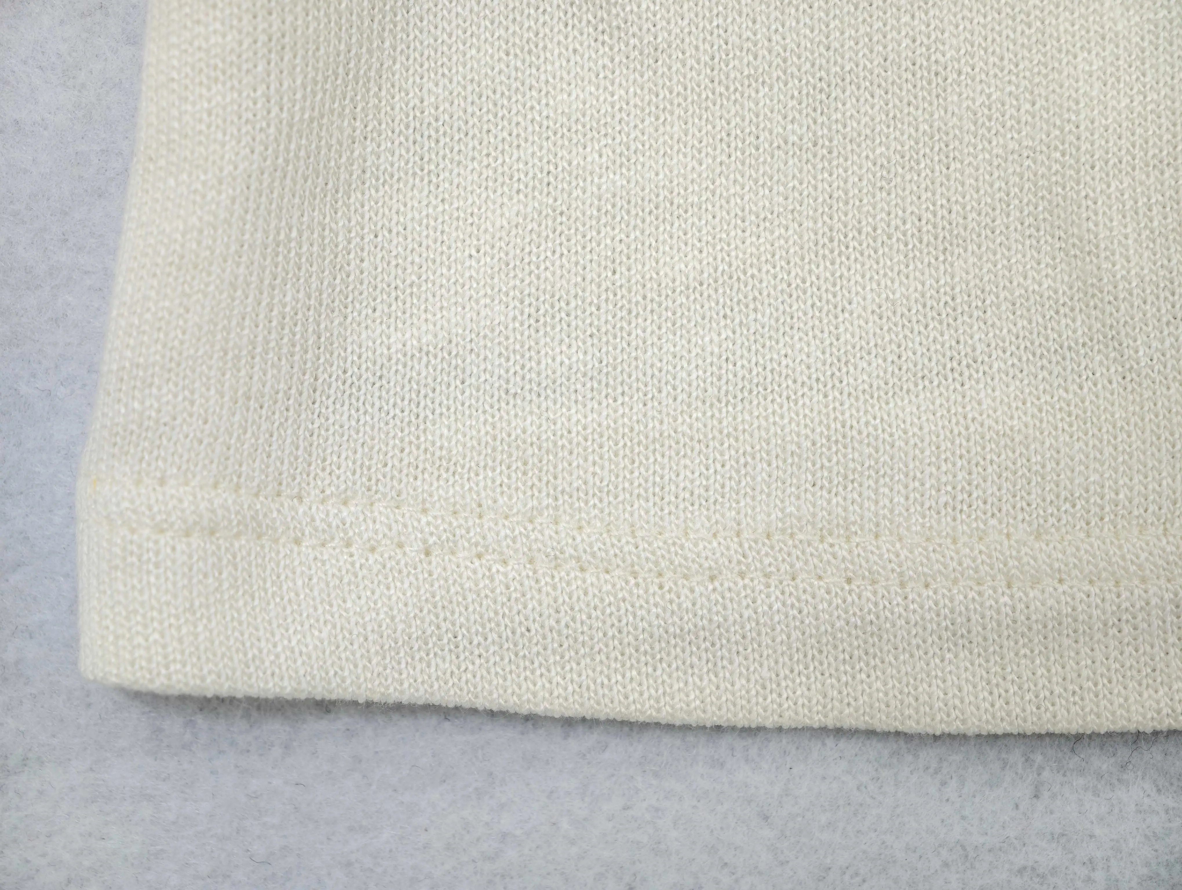 Soft jersey knit fabric texture for OEM apparel production