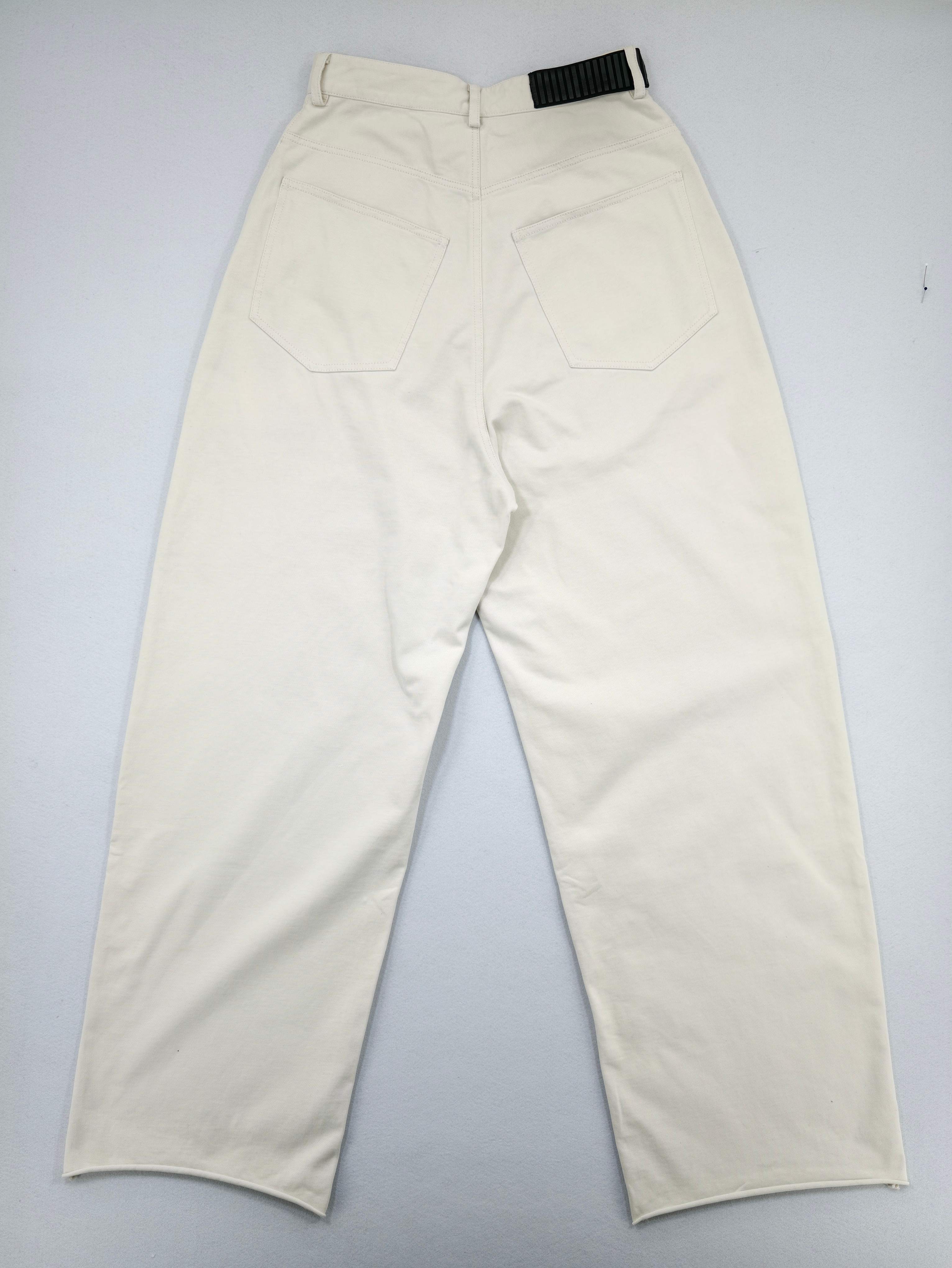 Back view with patch pockets and custom waistband detail