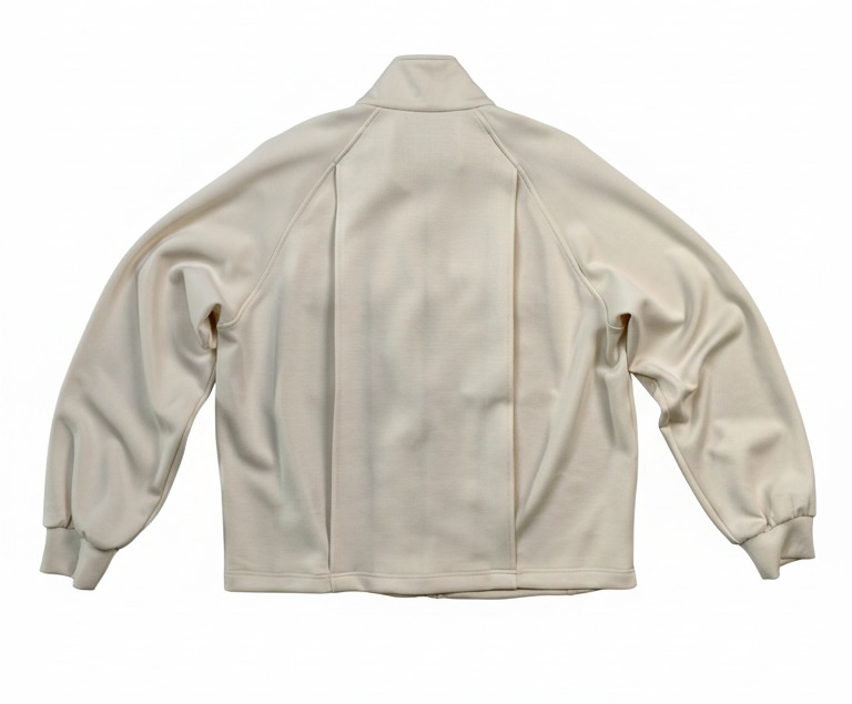 Clean rear panel seams in soft washed scuba