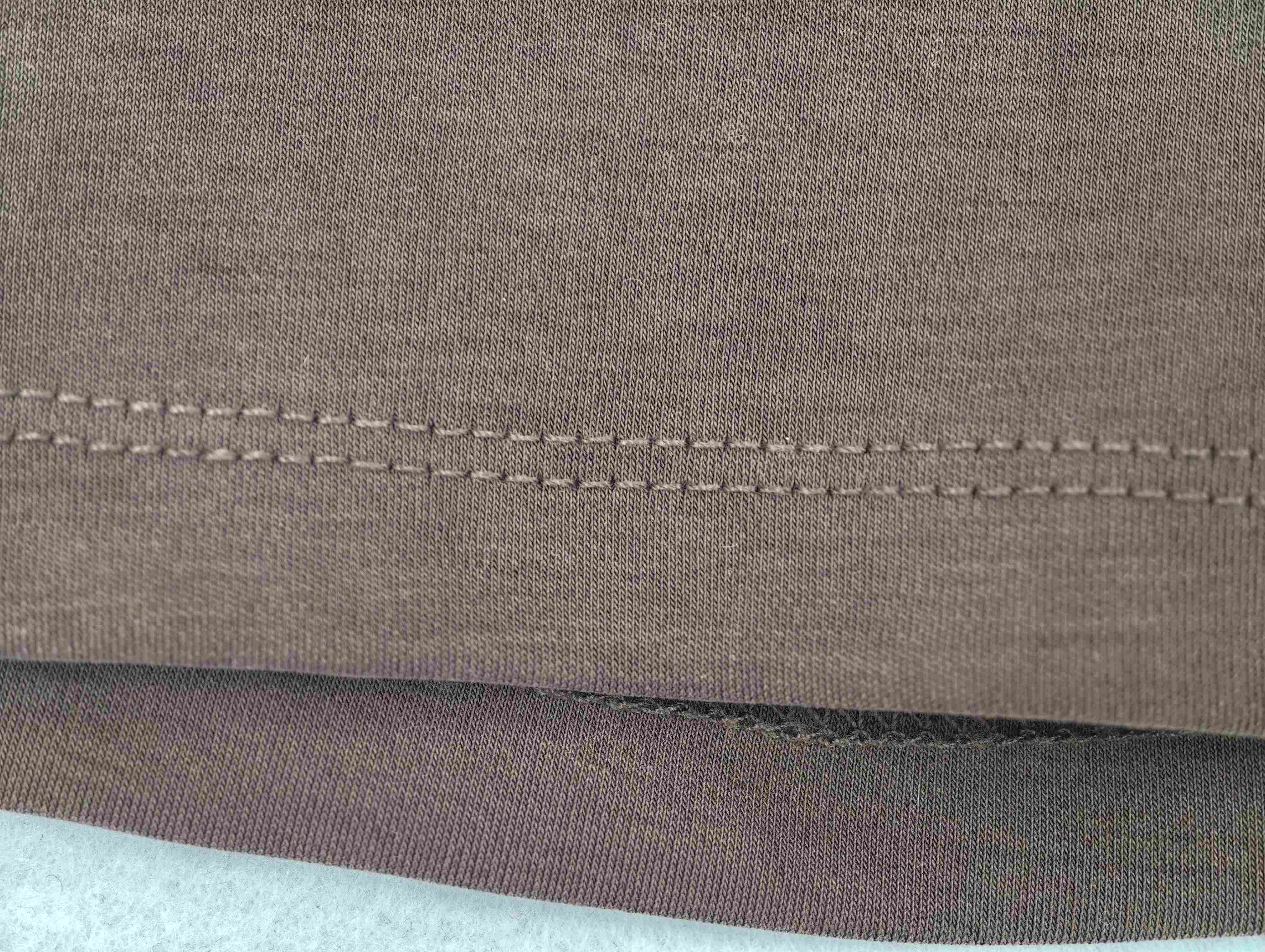 Sand-washed Modal interlock with clean hem stitching