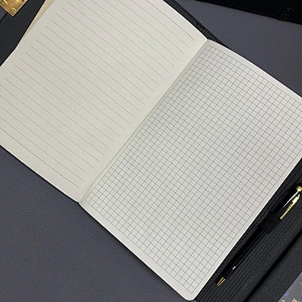 Business Planner
3 folding Leather Agenda
Paper Bound Notebook
