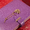 Shiny PU Leather Hardcover Notebook