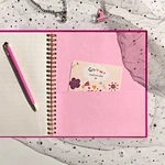 Benutzerdefinierter Spiraljournalplaner mit Abreißseiten