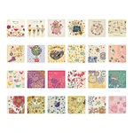 Gift Set Wood Display Stand Square Memo Cards Rigid Gift