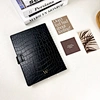  planificateur d'affaires en cuir PU