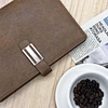 Carnet en cuir PU Vintage Crazy Horse