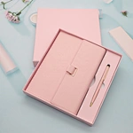 Notizbuch-Stift-Geschenkset aus PU-Leder