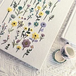 Planificateur de conception de pages personnalisées Journal de fleurs sauvages
