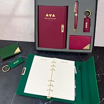 promotional gift set organizer style loose-leaf notebookring binder style planner