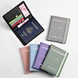 Portefeuille porte-cartes de protection A6 Soft Touch