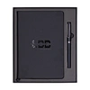 Business-Geschenkset mit schwarzem Notizbuch und Stift