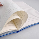A5 Soft Touch Cover Leather Bound Agenda Notebook Custom PU Diary With Color Edge
