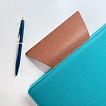 Business Hardcover Journal With Ribbon BookmarkPU Notebook With Magnetic ClosureDeboss Logo