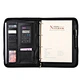 Factory Supply Multi-functional Zipper Bag Leather Organizer Portfolio Folder