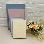 Dotted Paper Journal Pastel Colors Business GiftsPU Notebook with Ribbon Bookmark