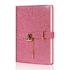 Shiny PU Leather Hardcover Notebook