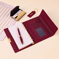 promotional gift set organizer style loose-leaf notebookring binder style planner