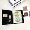 Refillable Journal Budget Planner with Card SlotsCustom Crocodile PU Leather 6 Ring Binder Notebook