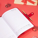 Cadeaux de promotion d'événement en cuir PU A5 A6