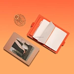 Nachfüllbares Tagebuch mit mehreren Taschen aus PU-Leder