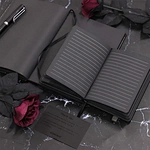 Black PU Leather Notebook Gift Set