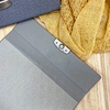 Two-Tone Linen & PU Leather Notebook
