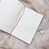 Agenda A5 relié en cuir PU à couverture rigide