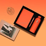 Nachfüllbares Tagebuch mit mehreren Taschen aus PU-Leder