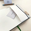  abbaubarer PU-Leder-Tagebuch