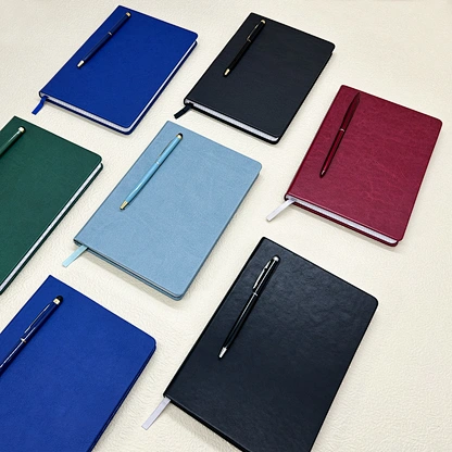 Magnetic Pen Holder Notebook Gift Set