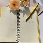 spiral leather cover bookelastic band address bookleather writing book
