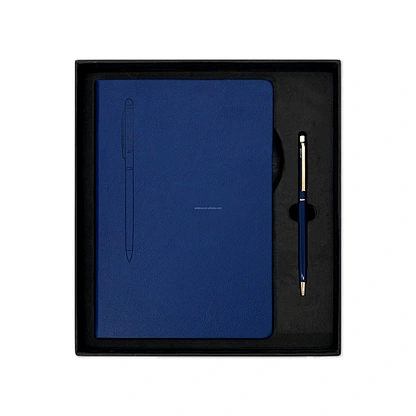 Avec stylo à bille en métal assorti