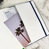 Carnet en cuir PU avec bouteille PET recyclée