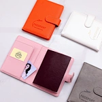 passport holderpassport pouch customfree gifts passport holder with magnetic buckle closure