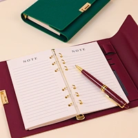 NotebookJournal Metal Ballpoint Pen Keychain Card HolderCustom Logo Business Gift Set