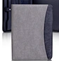 Maßgeschneidertes Leder-Organizer-Dokumenten-Organizer-Portfolio mit Taschen